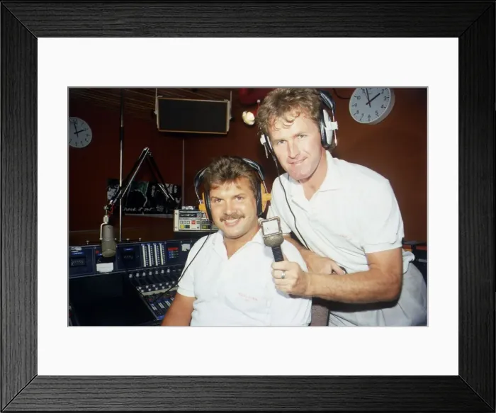 Framed Print : Derek Johnstone with Davie Provan October 1989 Framed Print : Derek Johnstone with Davie Provan October 1989