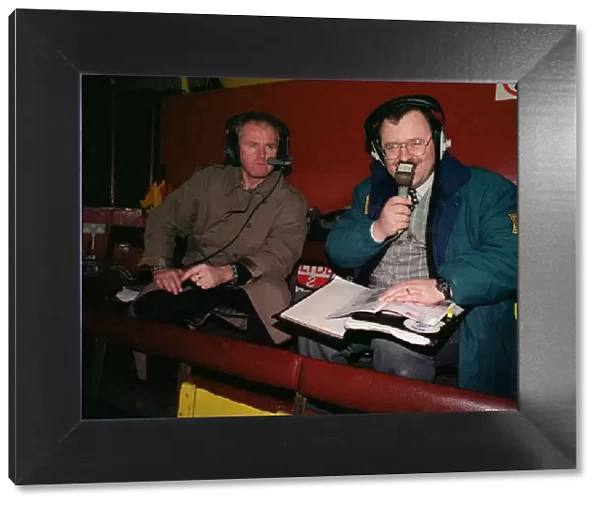 Dougie McDonald and Davie Provan Radio Clyde sports presenter 1998