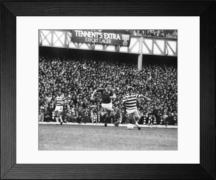 Framed Print : Rangers V Celtic January 1983 New Years Day Old Firm Match
