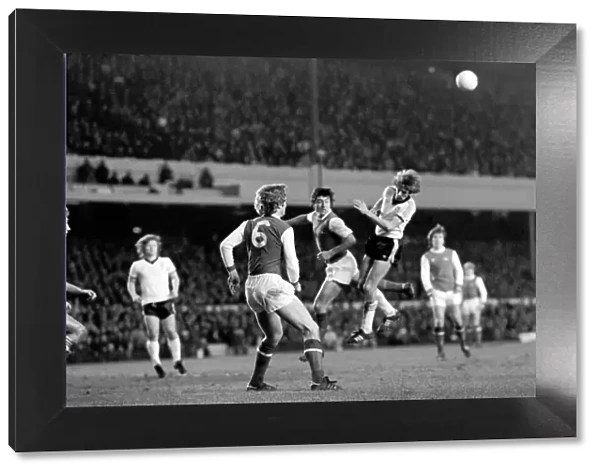 Arsenal (1) v. Ipswich (1). Action from the match. December 1980 80-07210-060