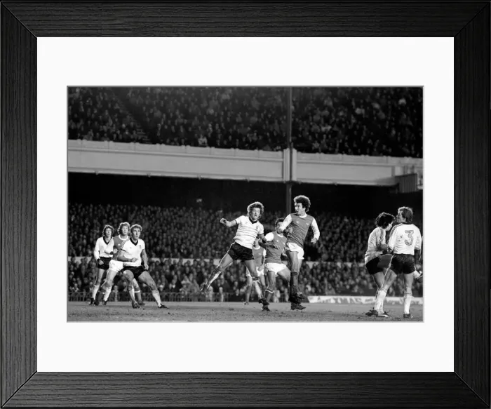 Framed Print : Arsenal (1) v. Ipswich (1). Action from the match. December 1980 80-07210-041 Framed Print : Arsenal (1) v. Ipswich (1). Action from the match. December 1980 80-07210-041