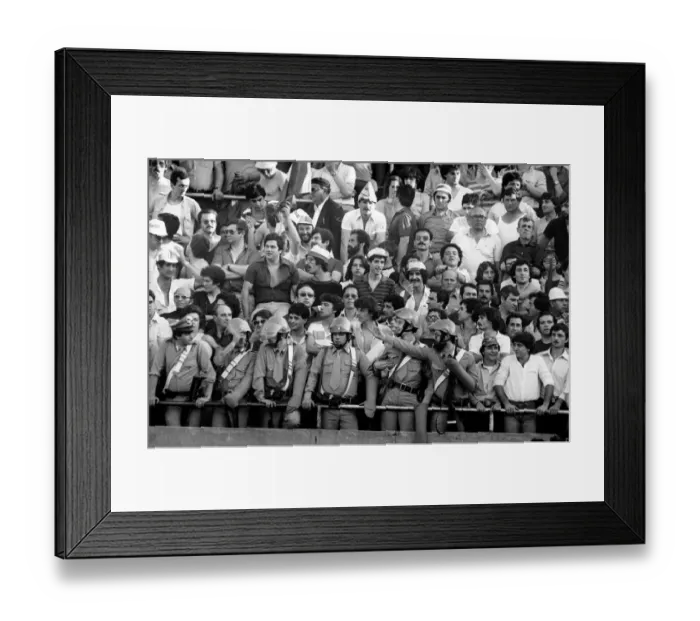 Framed Print : Sport: Football: 1980 European Championships Group B - Italy (1) v. England (0) Framed Print : Sport: Football: 1980 European Championships Group B - Italy (1) v. England (0)