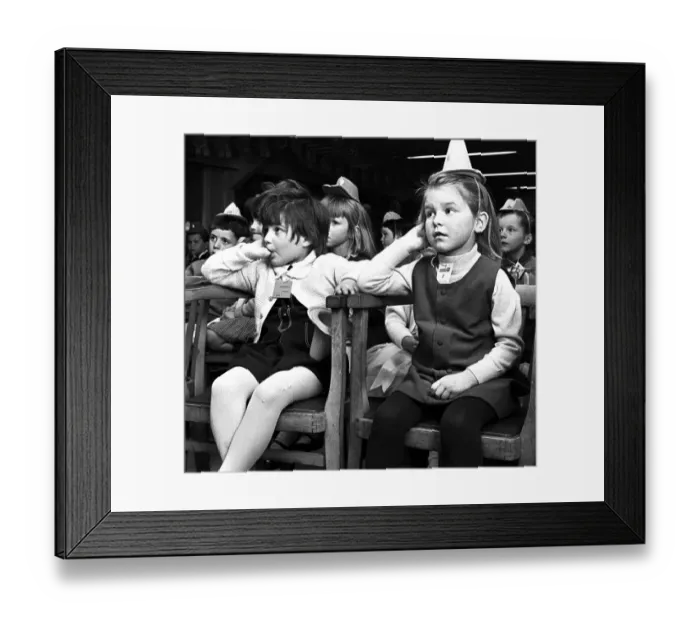 Framed Print : Children's party at AC Wickman, Coventry. 15th January 1965 Framed Print : Children's party at AC Wickman, Coventry. 15th January 1965