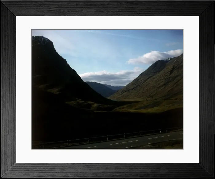 Framed Print : Pass of Glencoe Scotland 1981 Framed Print : Pass of Glencoe Scotland 1981