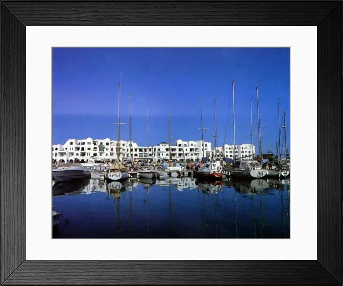 Framed Print : Sousse Port El Kantaoui in Tunisia Framed Print : Sousse Port El Kantaoui in Tunisia