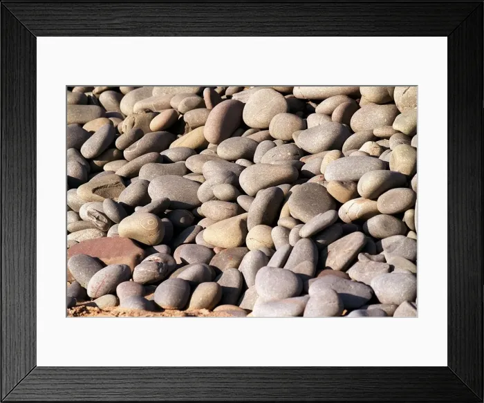 Framed Print : Devon Sea Break Stones Bideford Devon Framed Print : Devon Sea Break Stones Bideford Devon