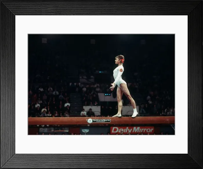 Framed Print : Olga Korbut gymnast 1973 MSI Framed Print : Olga Korbut gymnast 1973 MSI