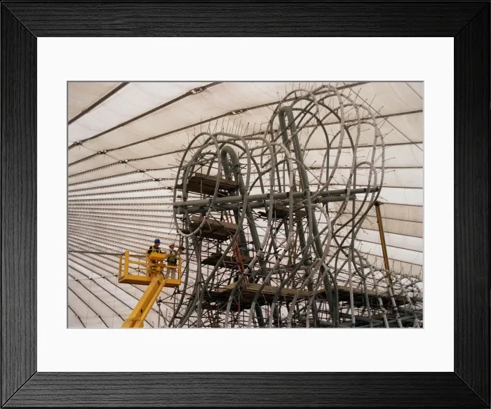Framed Print : MILLENNIUM DOME CONSTRUCTION WORK, JUNE 1999 THERE WAS A PRESS CONFERENCE IN Framed Print : MILLENNIUM DOME CONSTRUCTION WORK, JUNE 1999 THERE WAS A PRESS CONFERENCE IN