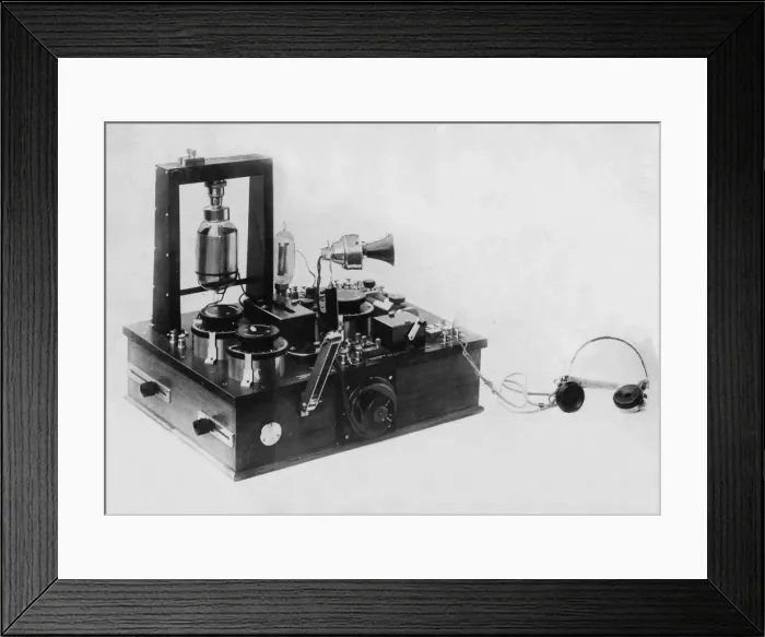 Framed Print : Wireless Telephone Transmitter April 1919 Transmitter Framed Print : Wireless Telephone Transmitter April 1919 Transmitter