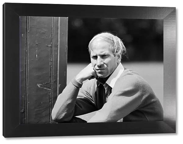A man alone with his thoughts, Bobby Charlton, photographed the day before the World Cup