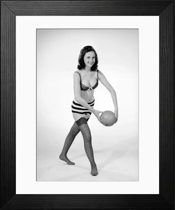 Framed Print : Reveille Fashion Feature Reveille reader Lois Trerise seen here modelling Framed Print : Reveille Fashion Feature Reveille reader Lois Trerise seen here modelling