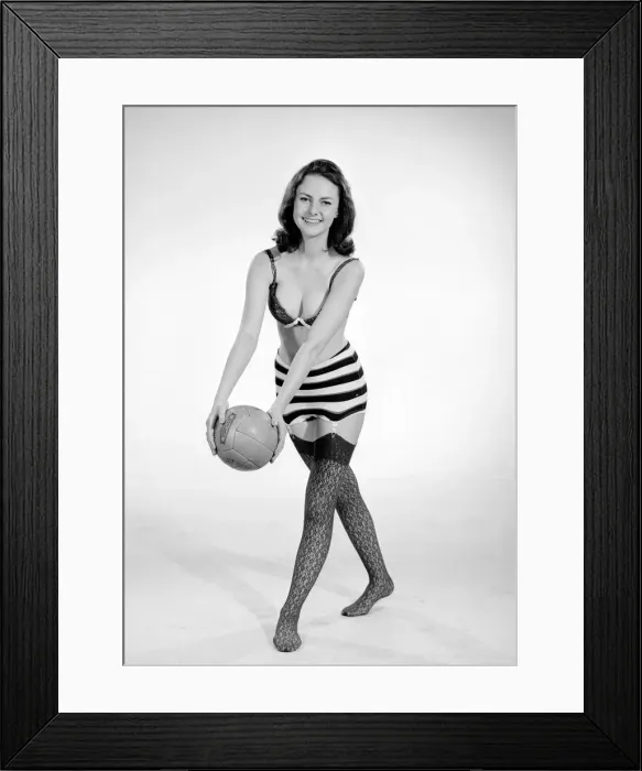 Framed Print : Reveille Fashion Feature Reveille reader Lois Trerise seen here modelling Framed Print : Reveille Fashion Feature Reveille reader Lois Trerise seen here modelling