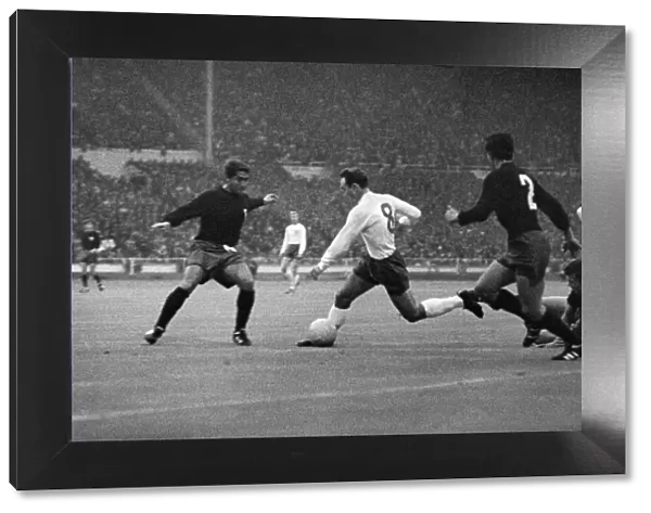 1966 World Cup First Round Group 1 match at Wembley. England 2 v Mexico 0