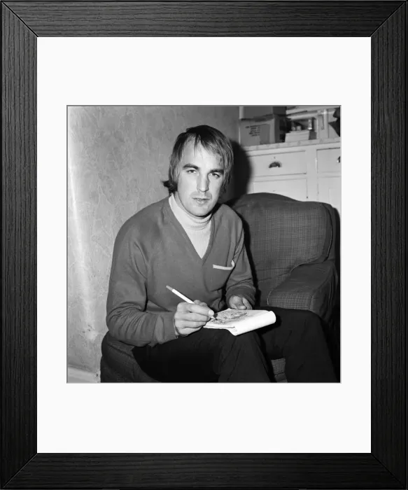 Framed Print : Southampton and Welsh International footballer, Ron Davies Framed Print : Southampton and Welsh International footballer, Ron Davies
