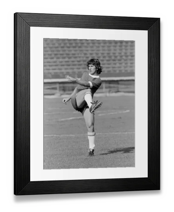 Framed Print : Brazilian football star Zico in a training ahead of his side Framed Print : Brazilian football star Zico in a training ahead of his side