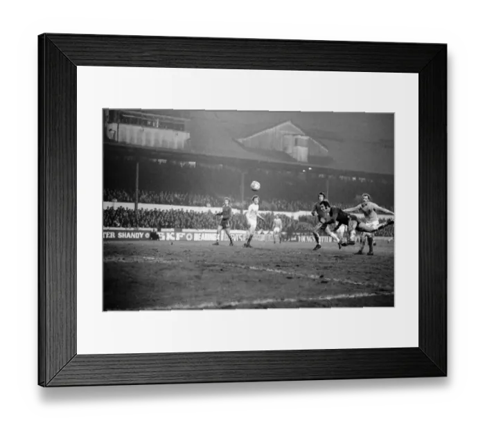 Framed Print : Chelsea v. Huddersfield. Peter Osgood, Chelseas centre forward scores their second Framed Print : Chelsea v. Huddersfield. Peter Osgood, Chelseas centre forward scores their second