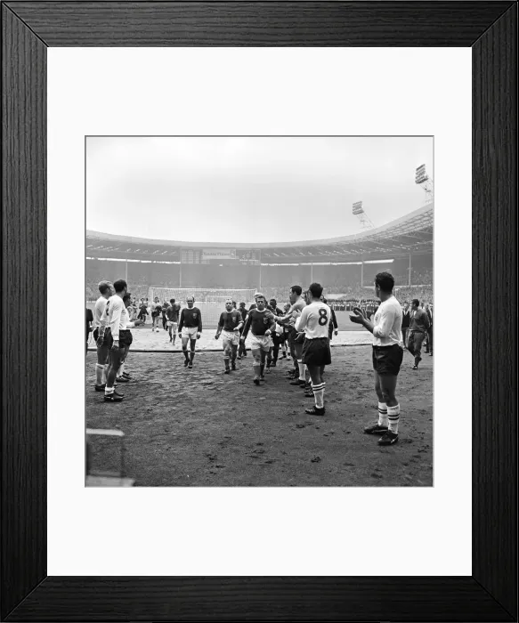 Framed Print : England v Rest of the World football match at Wembley stadium to celebrate 100 years of Framed Print : England v Rest of the World football match at Wembley stadium to celebrate 100 years of