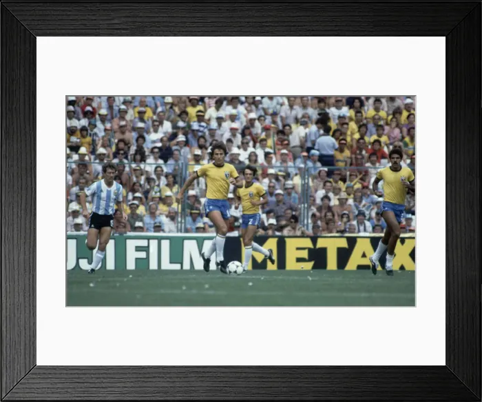 Framed Print : 1982 World Cup Second Round Group C match in Barcelona, Spain Framed Print : 1982 World Cup Second Round Group C match in Barcelona, Spain