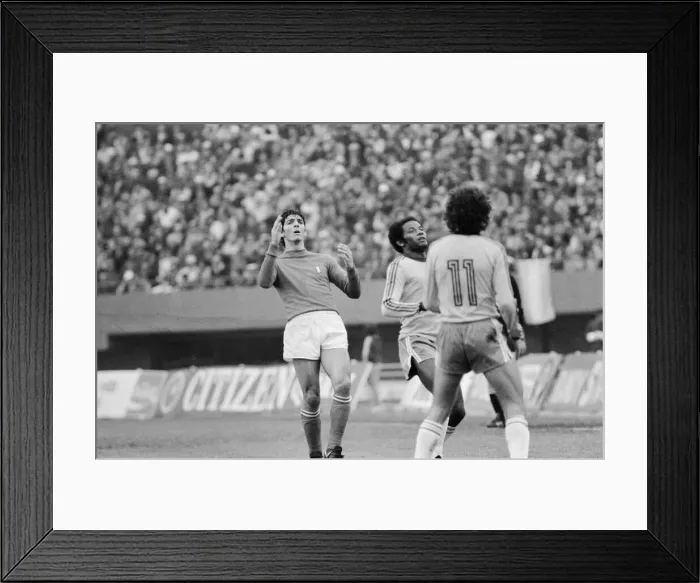 Framed Print : 1978 World Cup Third Place Match in Buenos Aires, Argentina. Brazil 2 v Italy 1 Framed Print : 1978 World Cup Third Place Match in Buenos Aires, Argentina. Brazil 2 v Italy 1