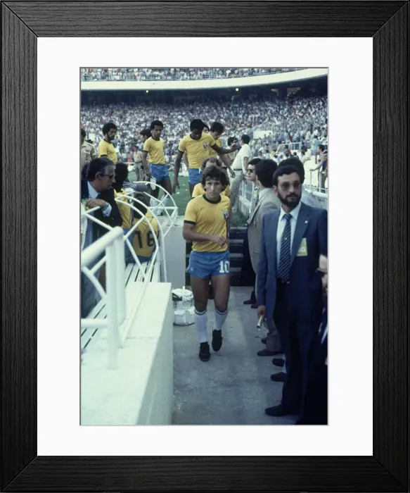 Framed Print : 1982 World Cup First Round Group 6 match in Seville, Spain
