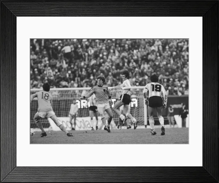 Framed Print : 1978 World Cup Final in Buenos Aires, Argentina. Argentina 3 v Holland 1 after