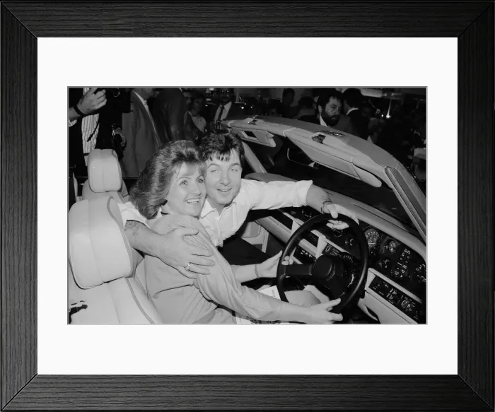 Framed Print : Elanie McDonagh and her husband Tommy celebrate their £ Framed Print : Elanie McDonagh and her husband Tommy celebrate their £
