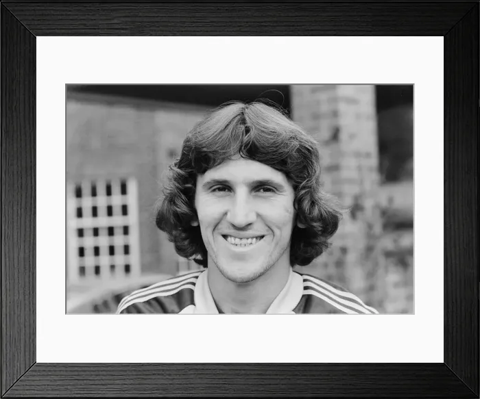 Framed Print : Brazilian star footballer Arthur Antunes Coimbra, better known as Zico