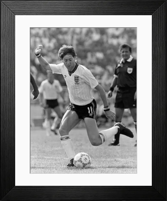 Framed Print : 1986 World Cup First Round Group F match in Monterrey, Mexico