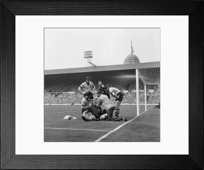 Framed Print : FA Cup Final at Wembley Stadium. Wolverhampton Wanderers 3 v Blackburn Rovers 0 Framed Print : FA Cup Final at Wembley Stadium. Wolverhampton Wanderers 3 v Blackburn Rovers 0