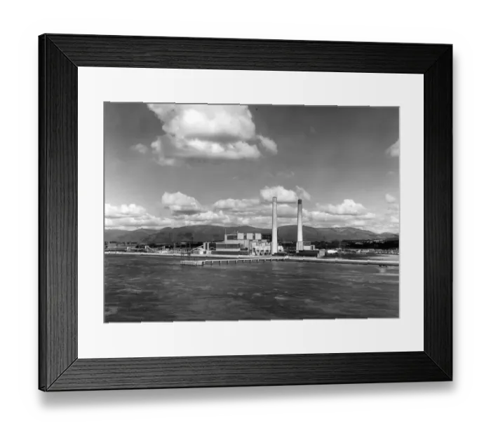 Framed Print : Kincardine Electric Power Station October 1960 To be opened by Queen Elizabeth 11 Framed Print : Kincardine Electric Power Station October 1960 To be opened by Queen Elizabeth 11