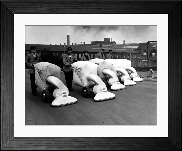 Framed Print : Roadsweepers with their new roadsweeping machines DBASE MSI Framed Print : Roadsweepers with their new roadsweeping machines DBASE MSI