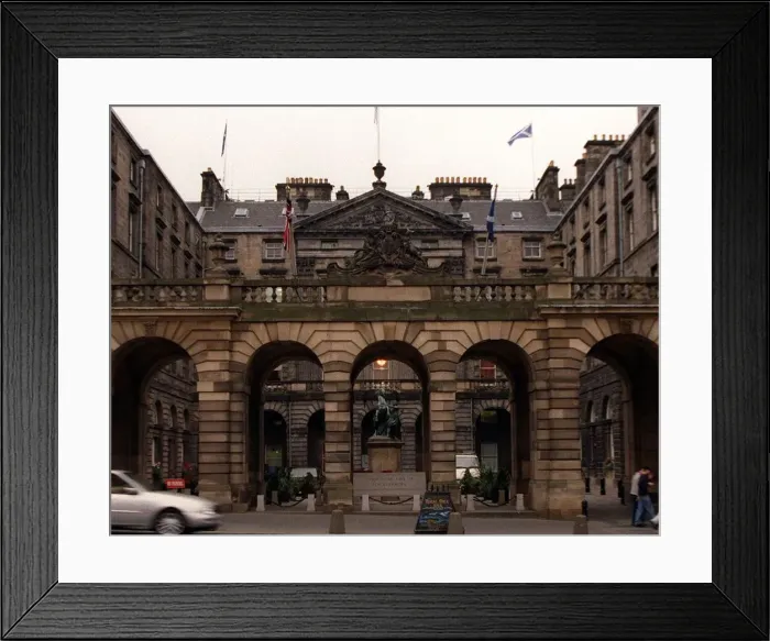 Framed Print : City Chambers building Edinburgh October 1999 local government headquarters in