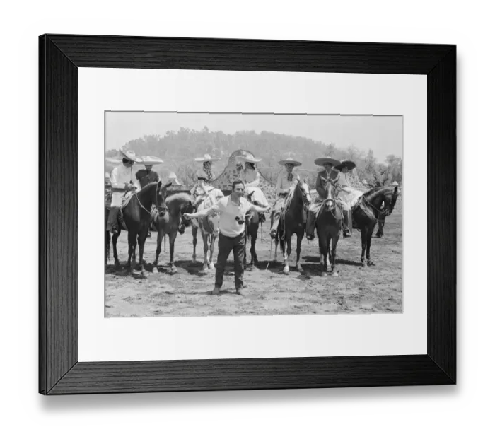 Framed Print : 1970 World Cup Finals in Mexico. Daily Mirror photographer Monte Fresco