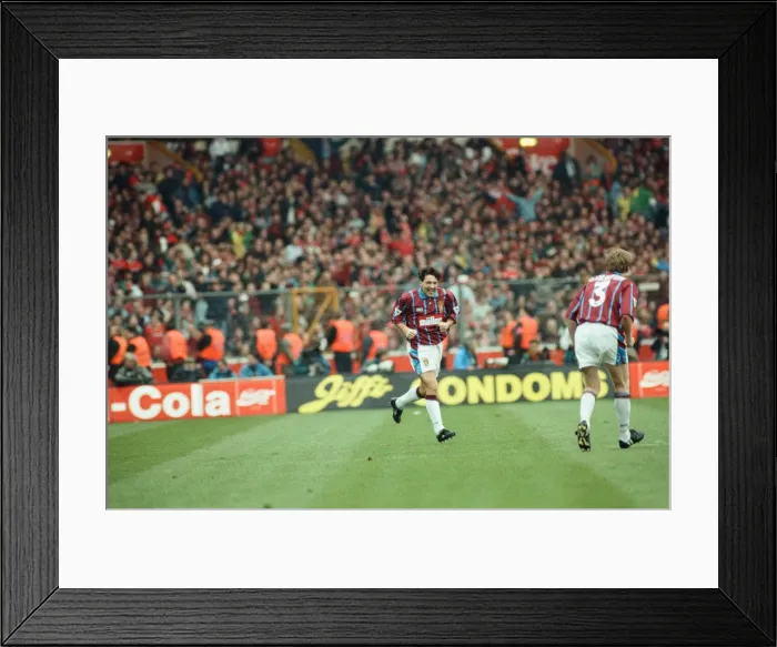 Framed Print : Coca Cola Cup Final. Aston Villa 3 v Manchester United 1. 27th March 1994 Framed Print : Coca Cola Cup Final. Aston Villa 3 v Manchester United 1. 27th March 1994