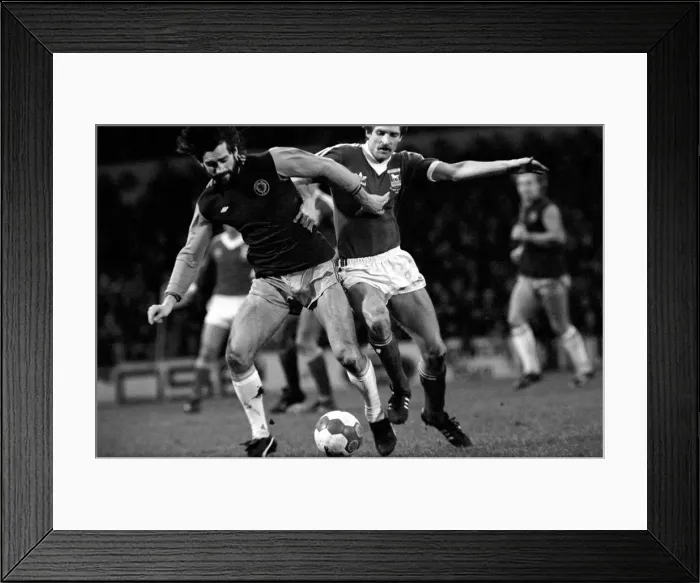 Framed Print : Sport: Football: Ipswich vs. Aston Villa. Action from the match Framed Print : Sport: Football: Ipswich vs. Aston Villa. Action from the match