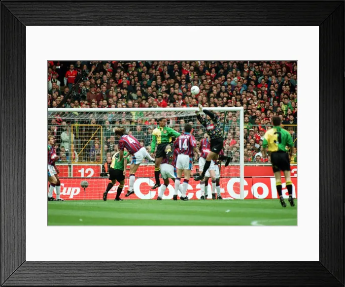 Framed Print : Coca Cola Cup Final. Aston Villa 3 v Manchester United 1. 27th March 1994 Framed Print : Coca Cola Cup Final. Aston Villa 3 v Manchester United 1. 27th March 1994