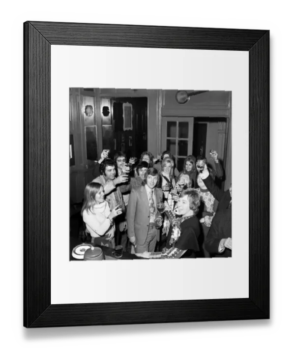 Framed Print : Stoke City players after winning the League Cup: Congratulations for a proud father Mike Framed Print : Stoke City players after winning the League Cup: Congratulations for a proud father Mike