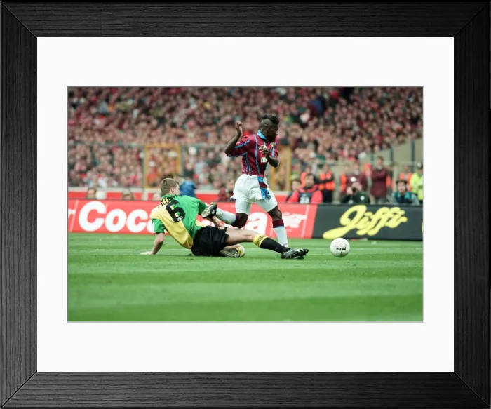 Framed Print : Coca Cola Cup Final. Aston Villa 3 v Manchester United 1. 27th March 1994 Framed Print : Coca Cola Cup Final. Aston Villa 3 v Manchester United 1. 27th March 1994