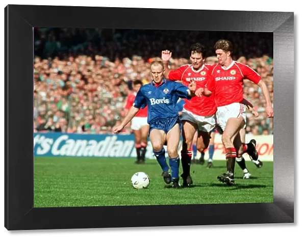 Andy Ritchie. FA Cup. Manchester United 3 v Oldham Athletic 3