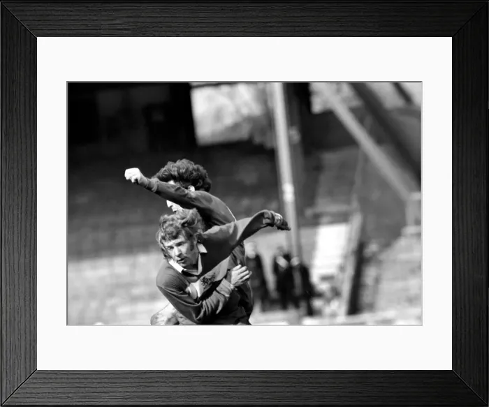 Framed Print : Football: Chelsea F. C. vs. Middlesboro F. C. March 1975 75-01595-047 Framed Print : Football: Chelsea F. C. vs. Middlesboro F. C. March 1975 75-01595-047