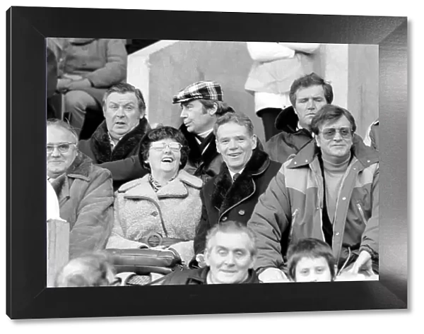 Sport: Football: West Bromwich Albion v. Liverpool. Billy Liddell watching the game in