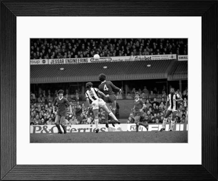 Framed Print : Sport: Football: West Bromwich Albion v. Liverpool. Action during the match Framed Print : Sport: Football: West Bromwich Albion v. Liverpool. Action during the match