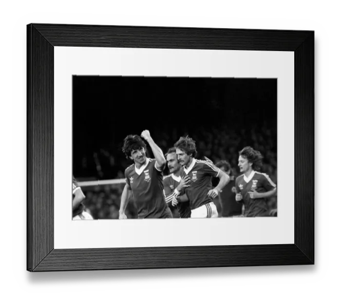 Framed Print : Sport: Football: Ipswich vs. Aston Villa. Action from the match Framed Print : Sport: Football: Ipswich vs. Aston Villa. Action from the match