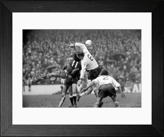 Framed Print : Football: West Ham vs. Burnley F. C. March 1975 75-01462-031 Framed Print : Football: West Ham vs. Burnley F. C. March 1975 75-01462-031