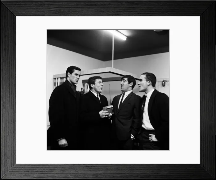 Framed Print : Chelsea players react after hearing they have been drawn to the holders Liverpool in Framed Print : Chelsea players react after hearing they have been drawn to the holders Liverpool in