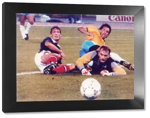 1990 World Cup First Round Group C match in Turin, Italy. Brazil 1 v Scotland 0