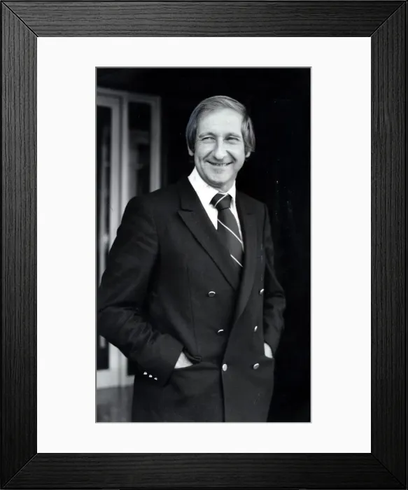 Framed Print : Scotland football team manager Ally MacLeod pictured at a tribunal. Circa 1978 Framed Print : Scotland football team manager Ally MacLeod pictured at a tribunal. Circa 1978