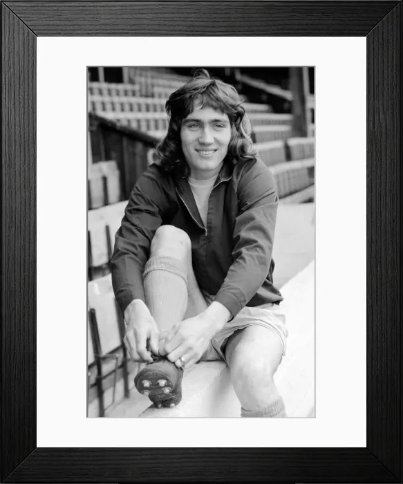 Framed Print : Robin Friday - February 1974 Football Player of Reading FC Framed Print : Robin Friday - February 1974 Football Player of Reading FC