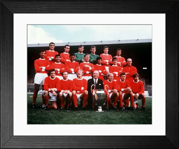 Framed Print : Manchester United 1968 European Cup Winners 1968 Framed Print : Manchester United 1968 European Cup Winners 1968