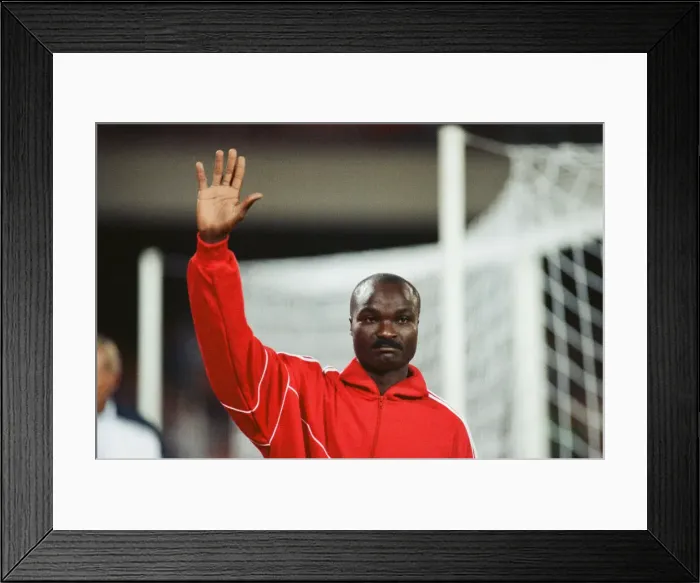 Framed Print : England v Cameroon World Cup Quarter Final match at the Stadio San Paolo, Naples, Italy Framed Print : England v Cameroon World Cup Quarter Final match at the Stadio San Paolo, Naples, Italy